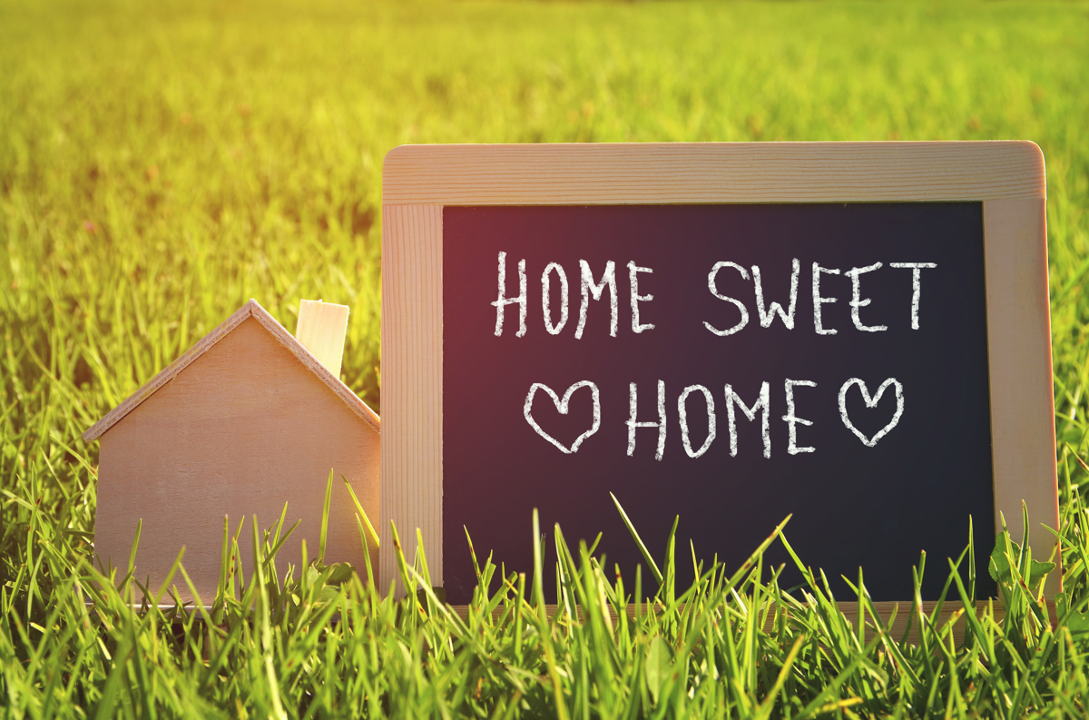 Home sweet home plaque